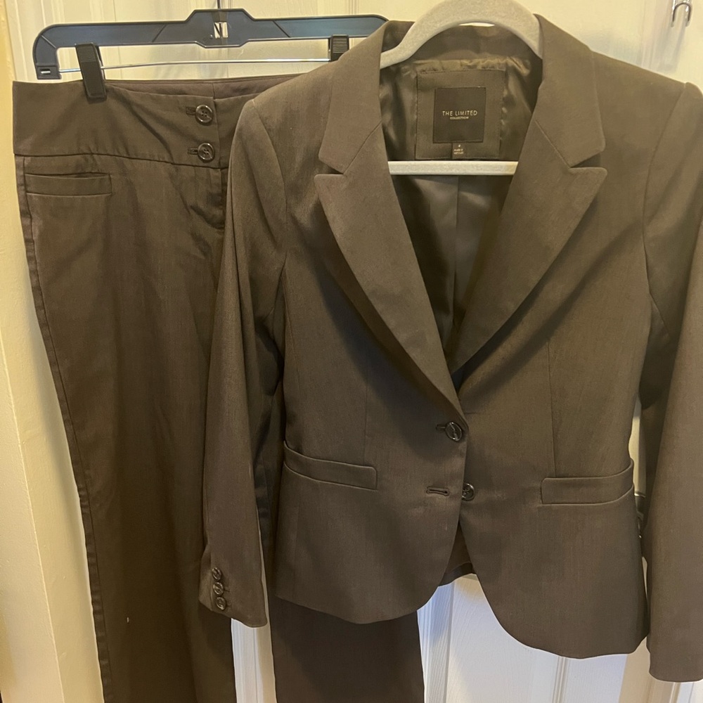 Brown suit